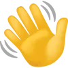 Waving hand